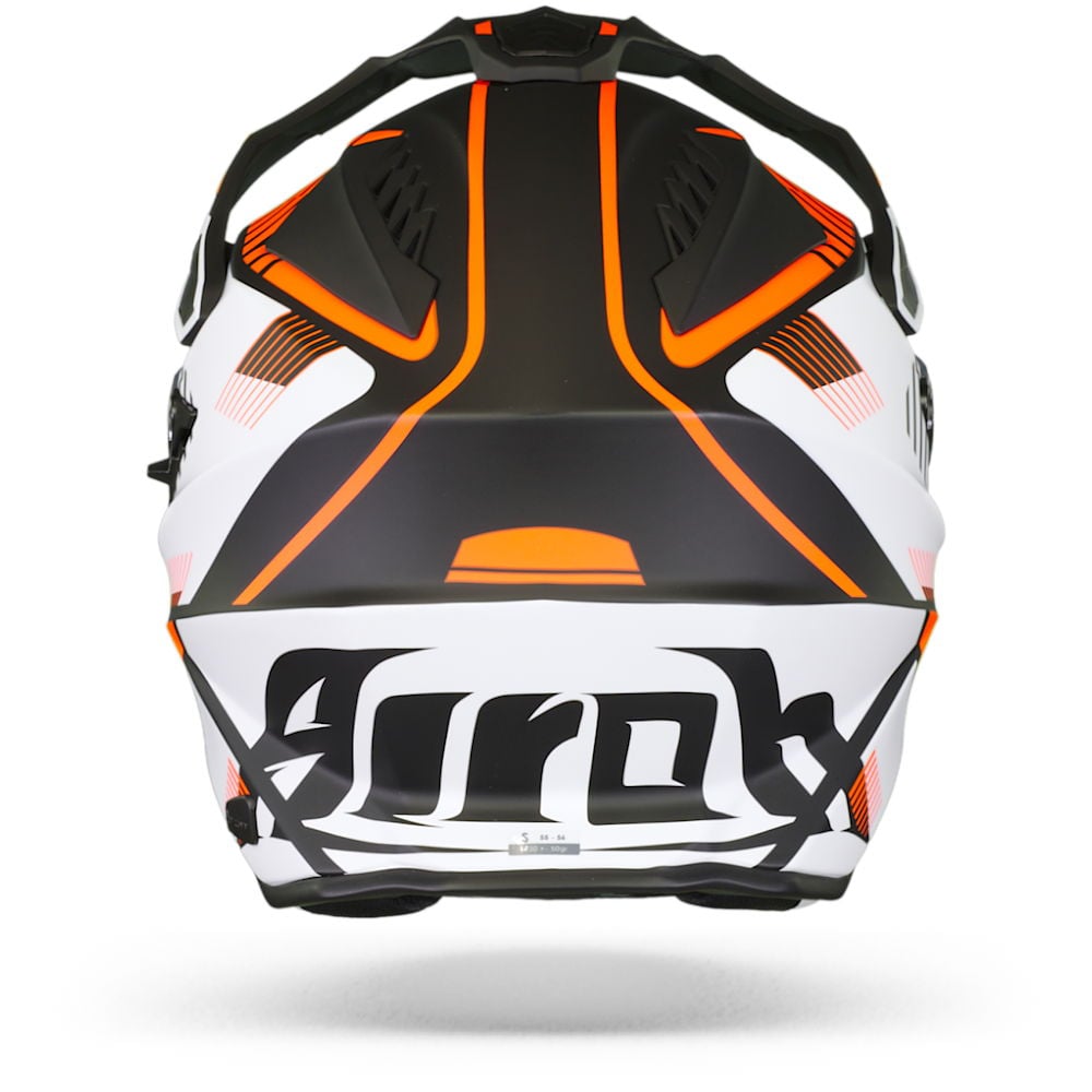 Airoh Commander Adventure Motorcycle Motorbike Helmet - 'Boost' Orange Matt