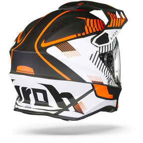 Airoh Commander Adventure Motorcycle Motorbike Helmet - 'Boost' Orange Matt