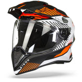 Airoh Commander Adventure Motorcycle Motorbike Helmet - 'Boost' Orange Matt