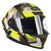 Airoh Valor Full Face Motorcycle Motorbike Helmet - 'Army' (Matt)