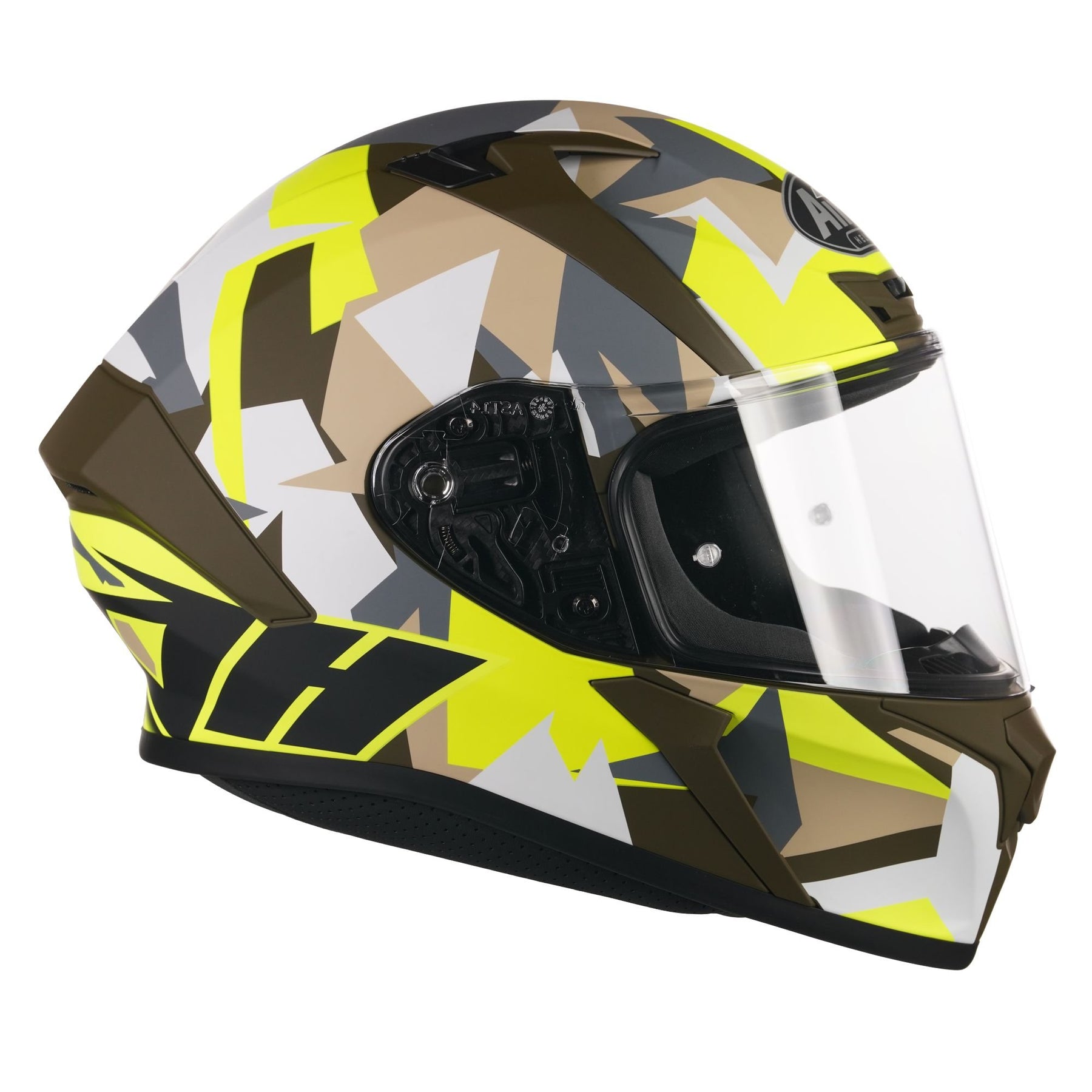 Airoh Valor Full Face Motorcycle Motorbike Helmet - 'Army' (Matt)
