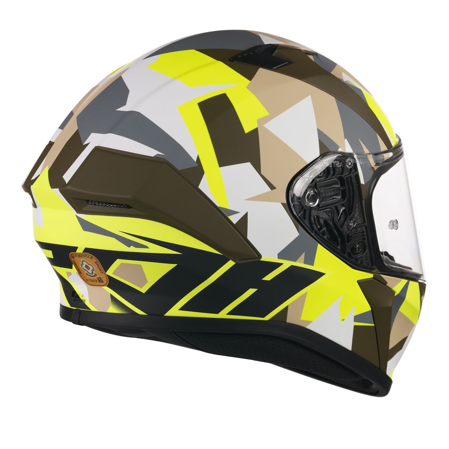 Airoh Valor Full Face Motorcycle Motorbike Helmet - 'Army' (Matt)