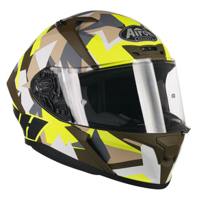 Airoh Valor Full Face Motorcycle Motorbike Helmet - 'Army' (Matt)