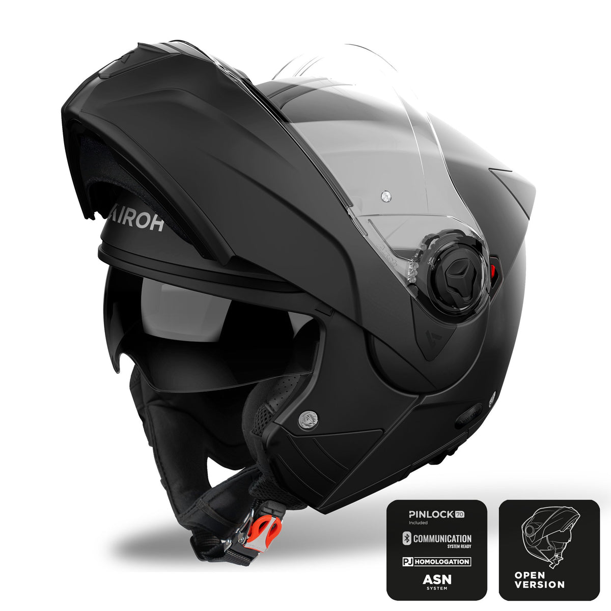 Airoh Specktre Flip-Front Motorcycle Helmet - Matt Black