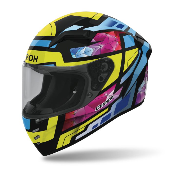 Airoh Connor Full Face Motorcycle Motorbike Helmet - Stellar Gloss ECE 2206