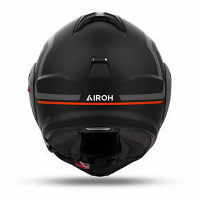 Airoh Mathisse 2 Modular Flip Up Motorcycle Motorbike Helmet - Genius Orange Matt ECE 2206