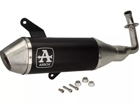 Vespa GTS/GTS SUPER/GTV 310cc HPE (Euro 5+) (2024-) ARROW Urban Racing Exhaust With Cat - Carbon
