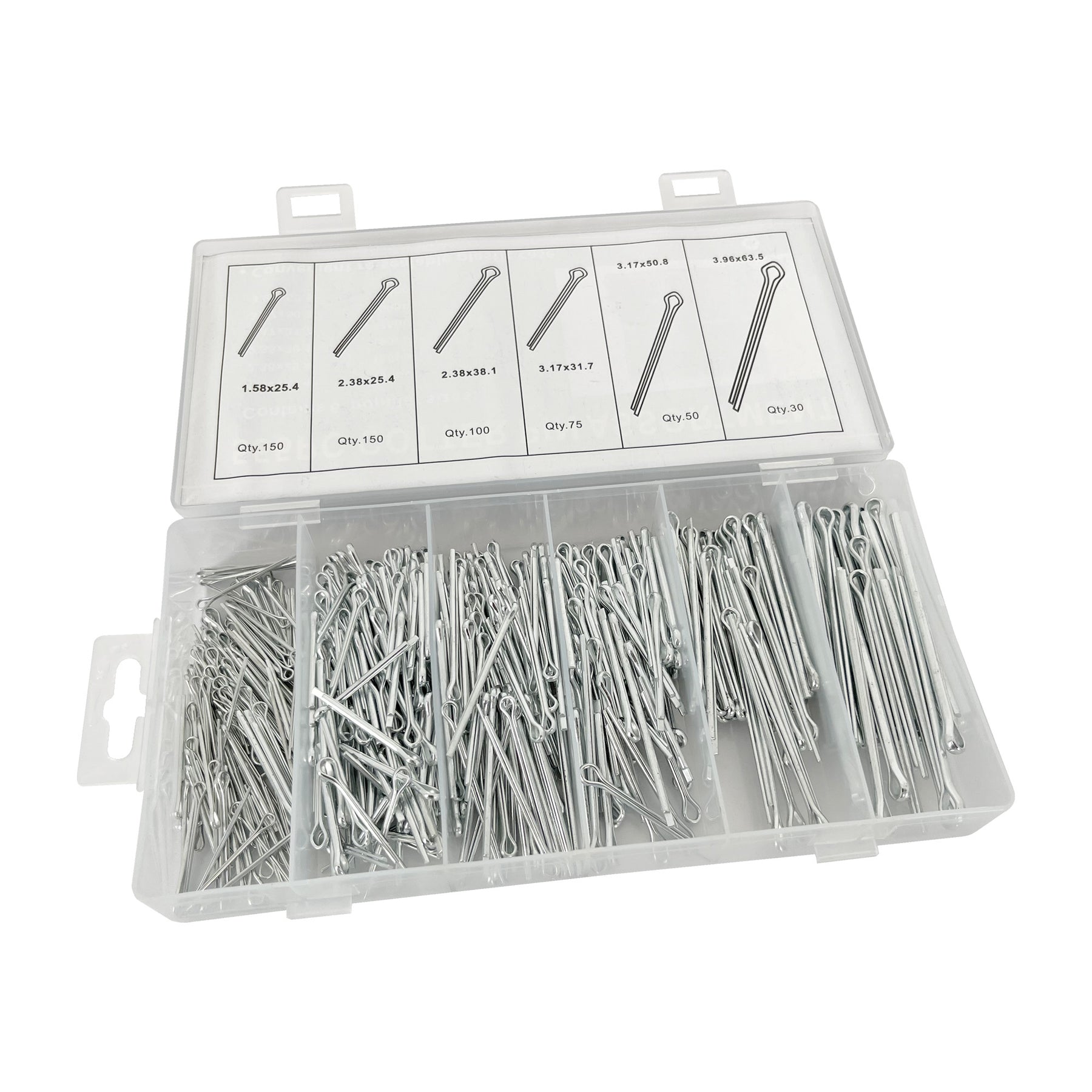 Bike It Cotter Pin Assortment Kit 500+ Pieces Motorcycle Workshop