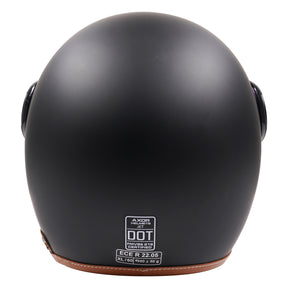 Axor Helmet Jet Open Face - Matt Black / Brown