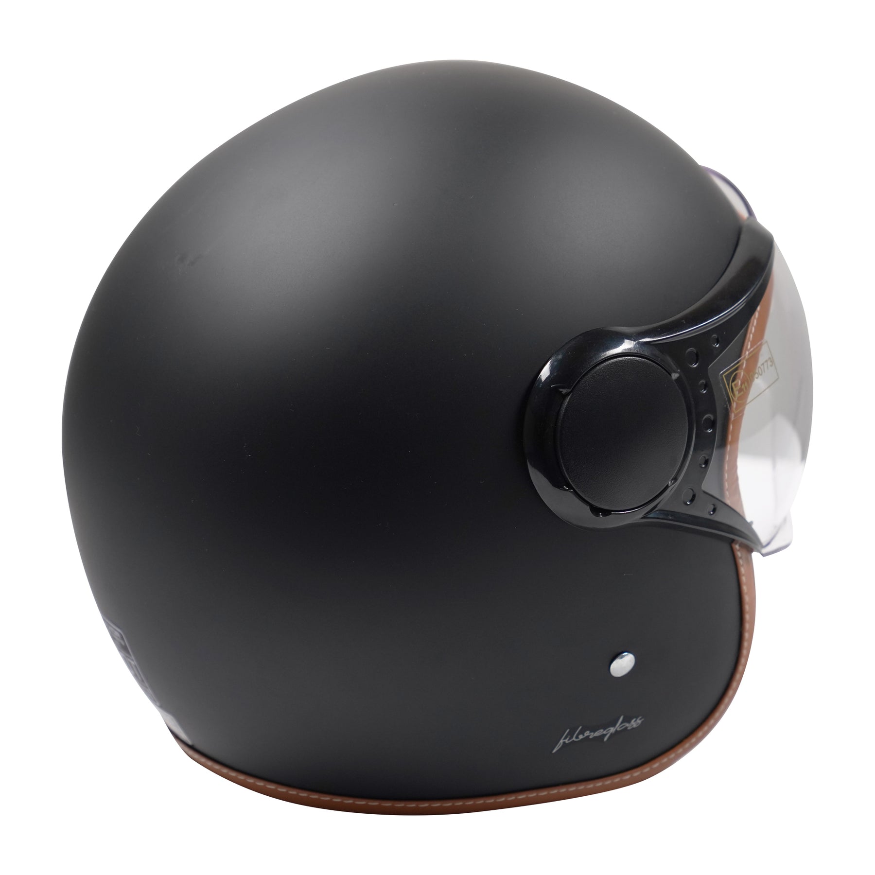 Axor Helmet Jet Open Face - Matt Black / Brown