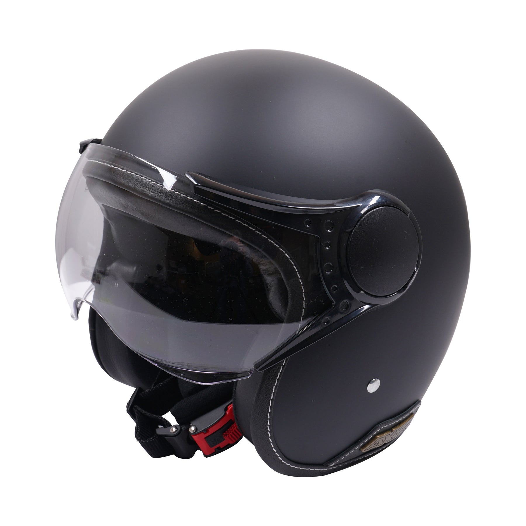 Axor Helmet Jet Open Face - Matt Black / Black