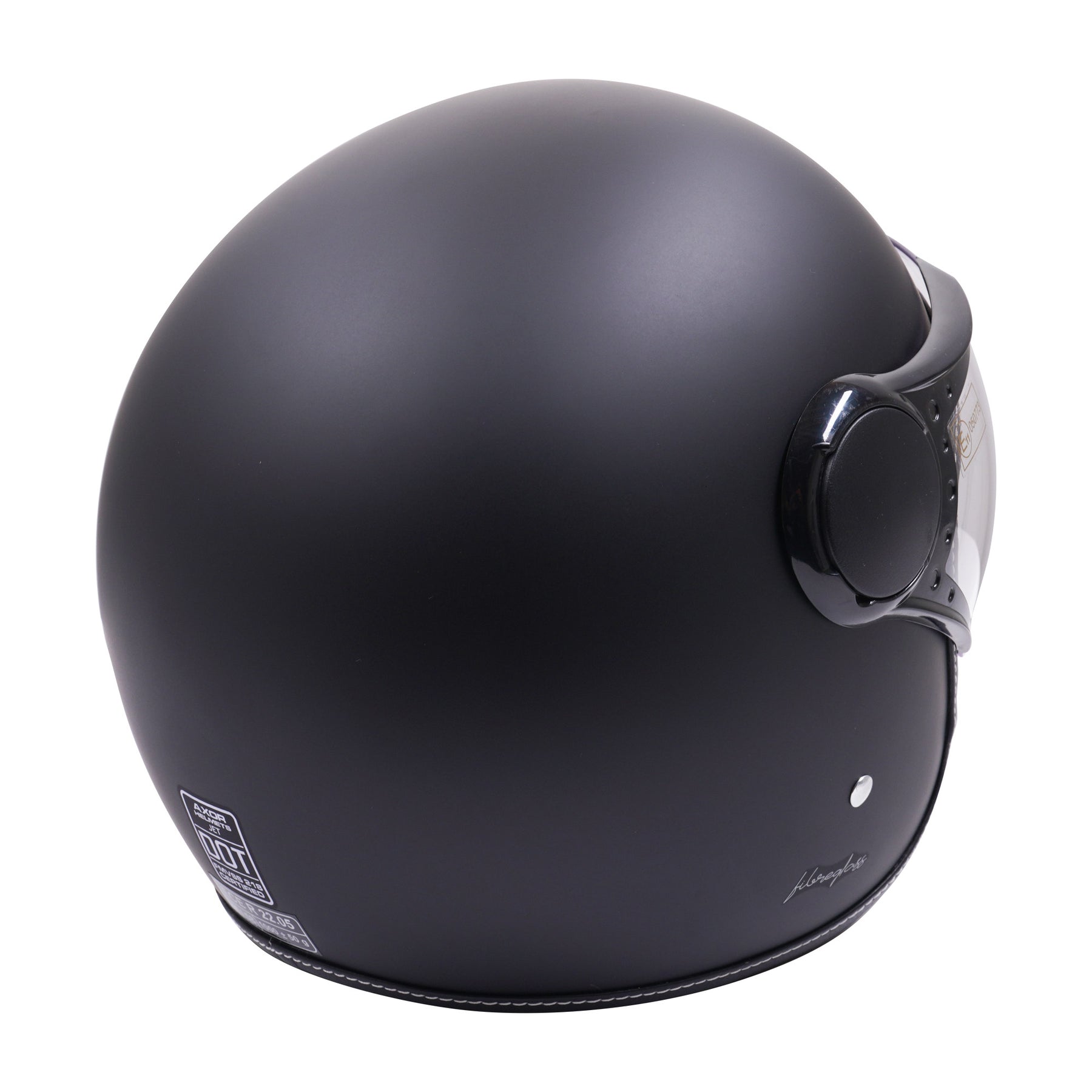 Axor Helmet Jet Open Face - Matt Black / Black
