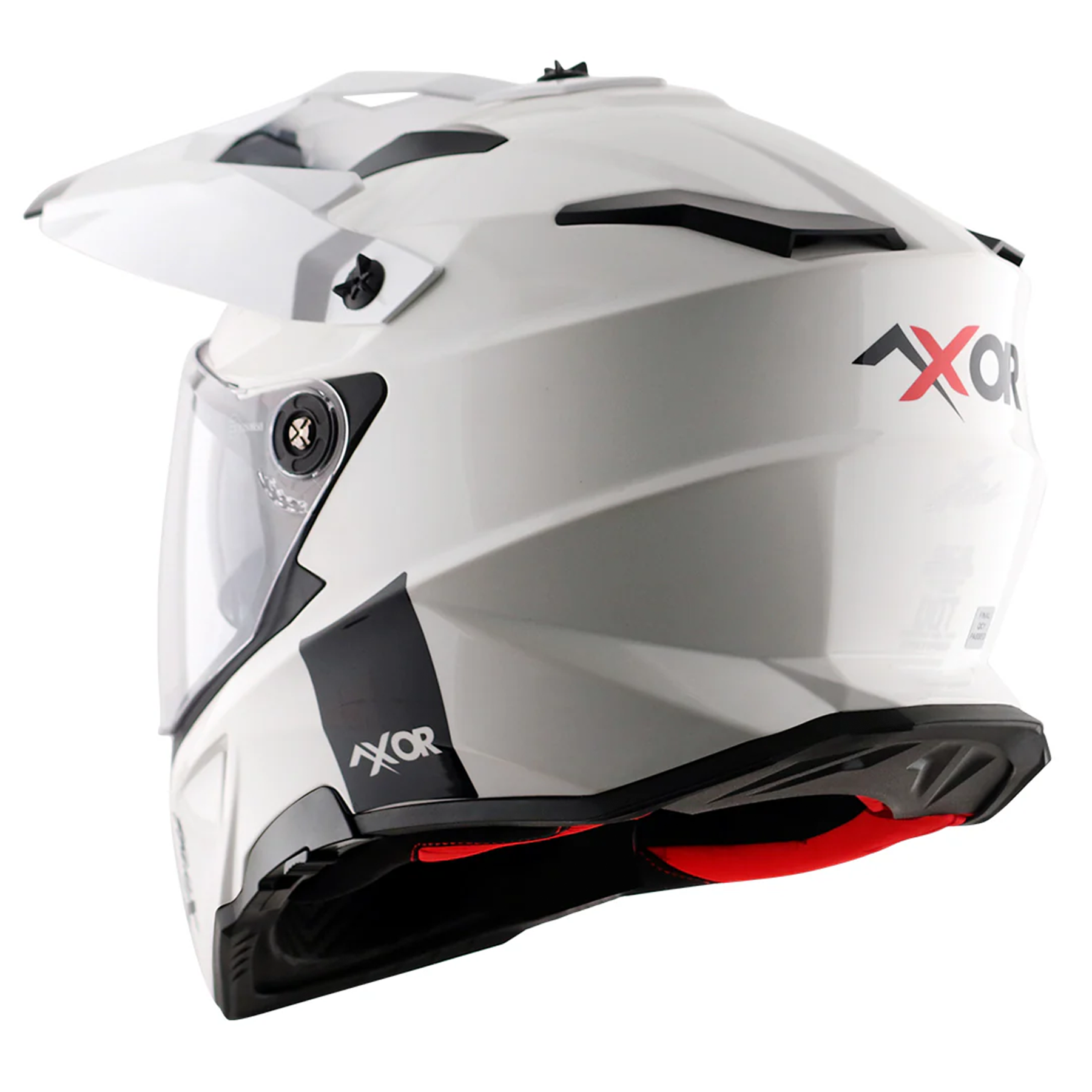 Axor X-Cross Adventure Helmet - Gloss White