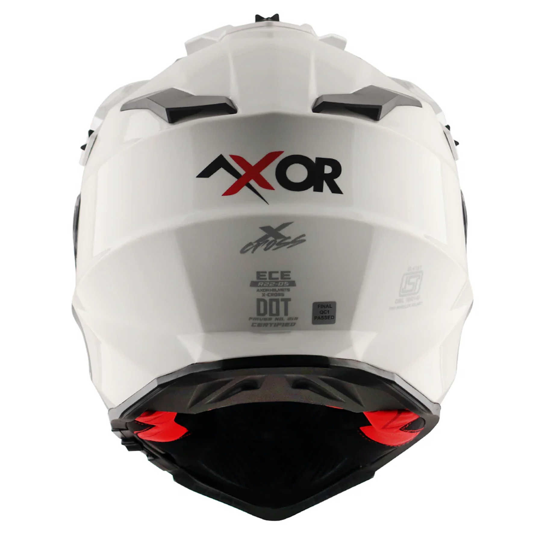 Axor X-Cross Adventure Helmet - Gloss White