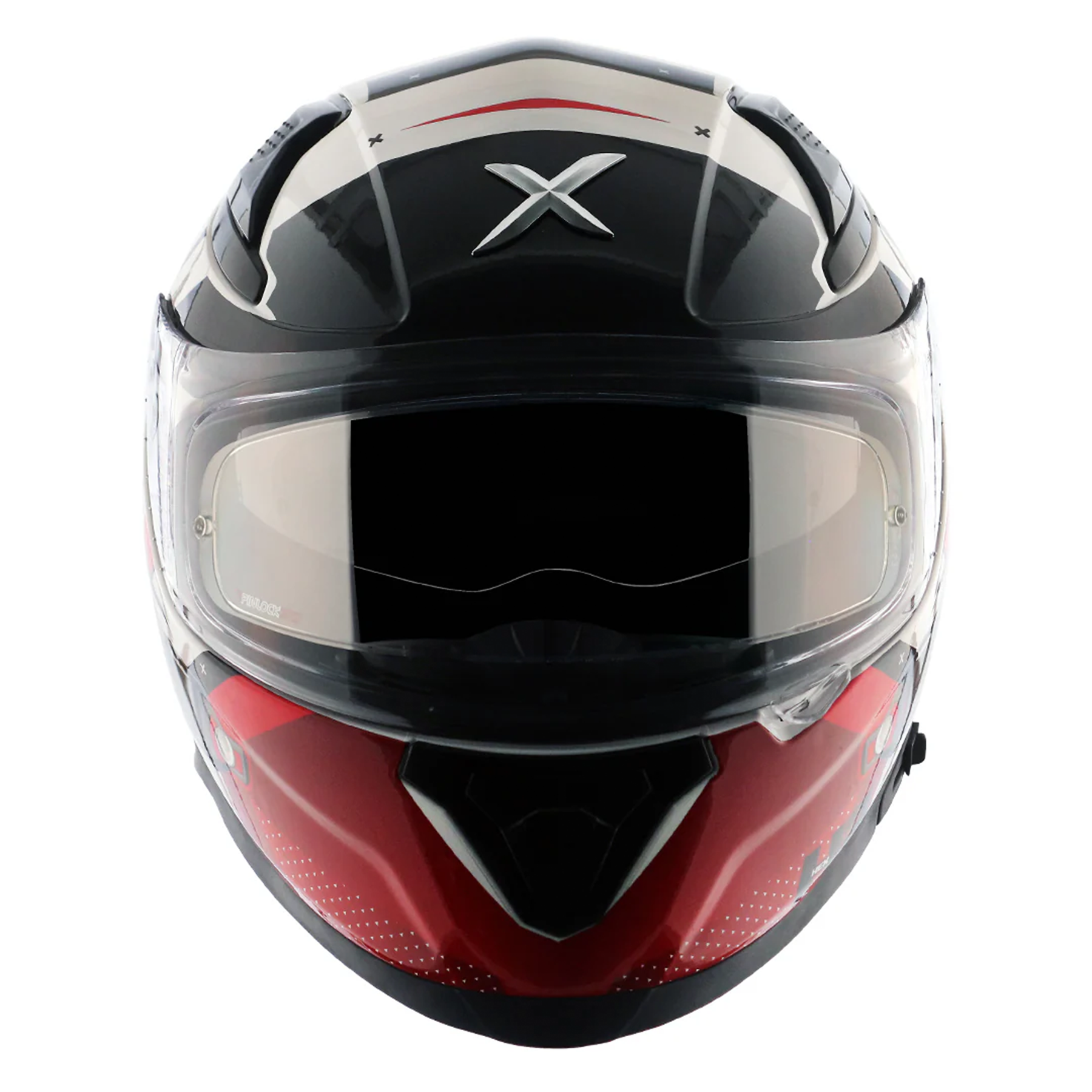 Axor Apex Full Face Helmet - Hex-2 Black Red Gloss