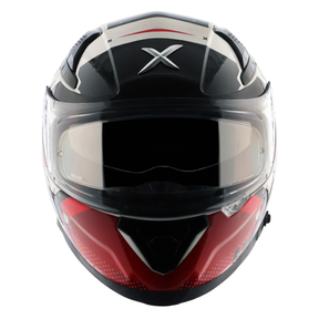 Axor Apex Full Face Helmet - Hex-2 Black Red Gloss