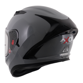 Axor Street Full Face Helmet - Solid Nardo Grey Gloss