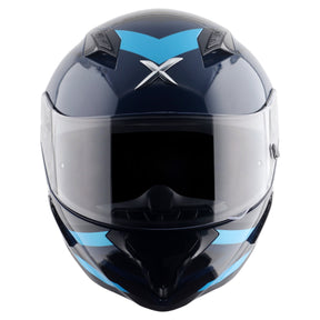 Axor Hunter SH890 Full Face Helmet - Cornet Black Blue Gloss
