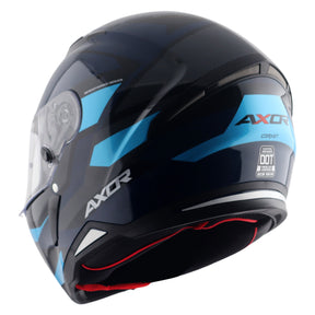 Axor Hunter SH890 Full Face Helmet - Cornet Black Blue Gloss