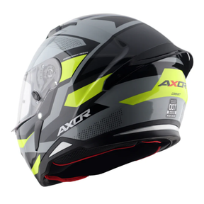 Axor Hunter SH890 Full Face Helmet - Cornet Black Neon Yellow Gloss