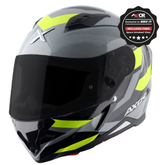 Axor Hunter SH890 Full Face Helmet - Cornet Black Neon Yellow Gloss