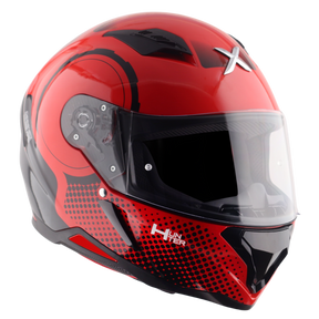 Axor Hunter SH890 Full Face Helmet - Spear Red Gloss