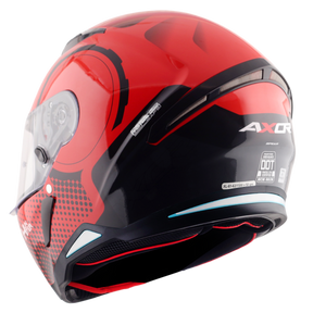 Axor Hunter SH890 Full Face Helmet - Spear Red Gloss