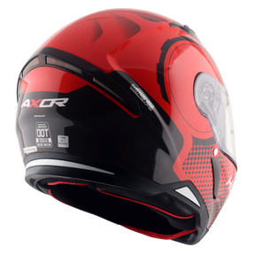 Axor Hunter SH890 Full Face Helmet - Spear Red Gloss