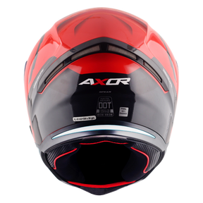 Axor Hunter SH890 Full Face Helmet - Spear Red Gloss