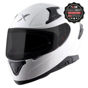 Axor Apex Full Face Helmet - Gloss White