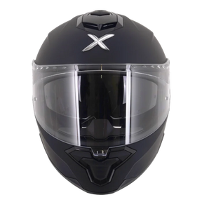 Axor Brutale Full Face Helmet With Dual Spoiler - Black Matt