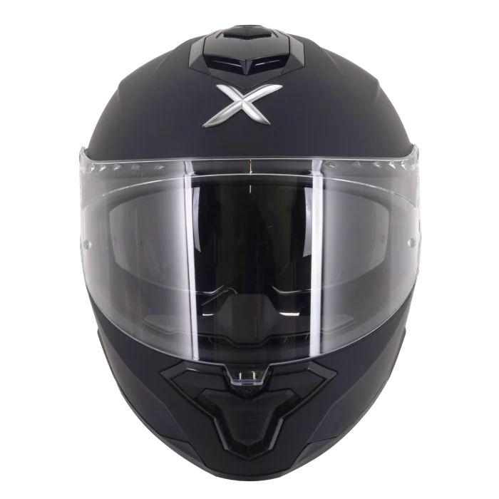 Axor Brutale Full Face Helmet With Dual Spoiler - Black Matt