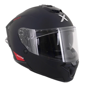 Axor Brutale Full Face Helmet With Dual Spoiler - Black Matt