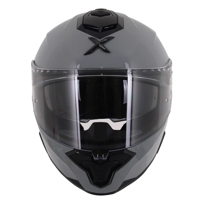 Axor Brutale Full Face Helmet With Dual Spoiler - Nardo Grey Gloss