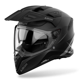 Airoh Bandit 2 in 1 Adventure Motorcycle Motorbike Helmet - Black Matt ECE 2206