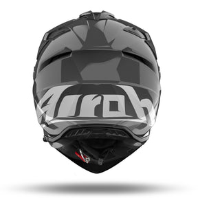 Airoh Bandit 2 in 1 Adventure Motorcycle Motorbike Helmet - Dark Grey Gloss ECE 2206