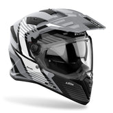 Airoh Bandit 2 in 1 Adventure Motorcycle Motorbike Helmet - Spicy Grey Gloss ECE 2206