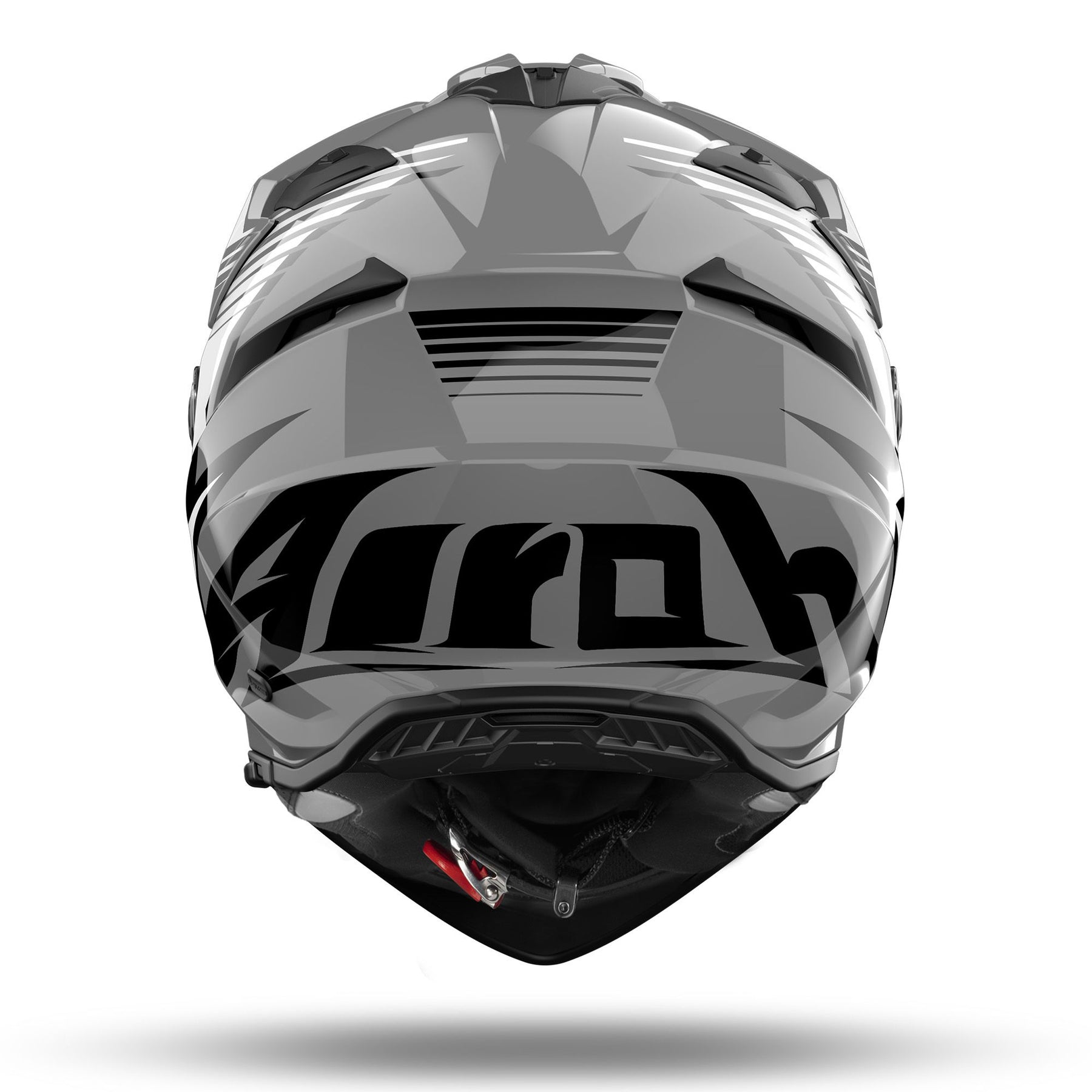 Airoh Bandit 2 in 1 Adventure Motorcycle Motorbike Helmet - Spicy Grey Gloss ECE 2206
