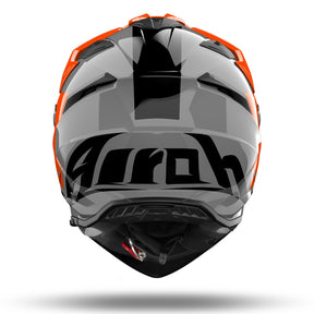 Airoh Bandit 2 in 1 Adventure Motorcycle Motorbike Helmet -Tune Orange Gloss ECE 2206