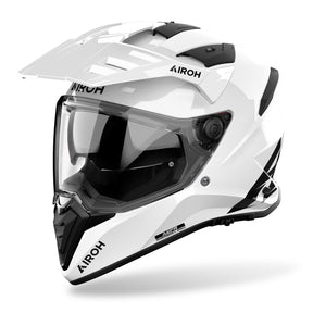 Airoh Bandit Motorcycle Helmet - White Gloss ECE 2206