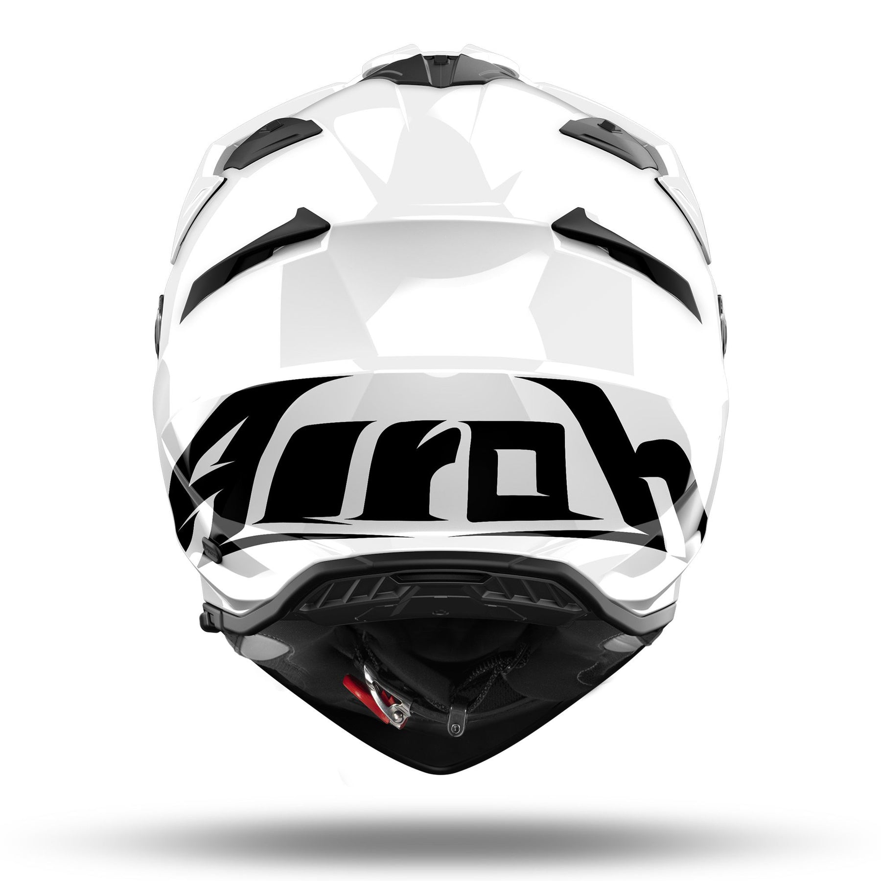 Airoh Bandit Motorcycle Helmet - White Gloss ECE 2206