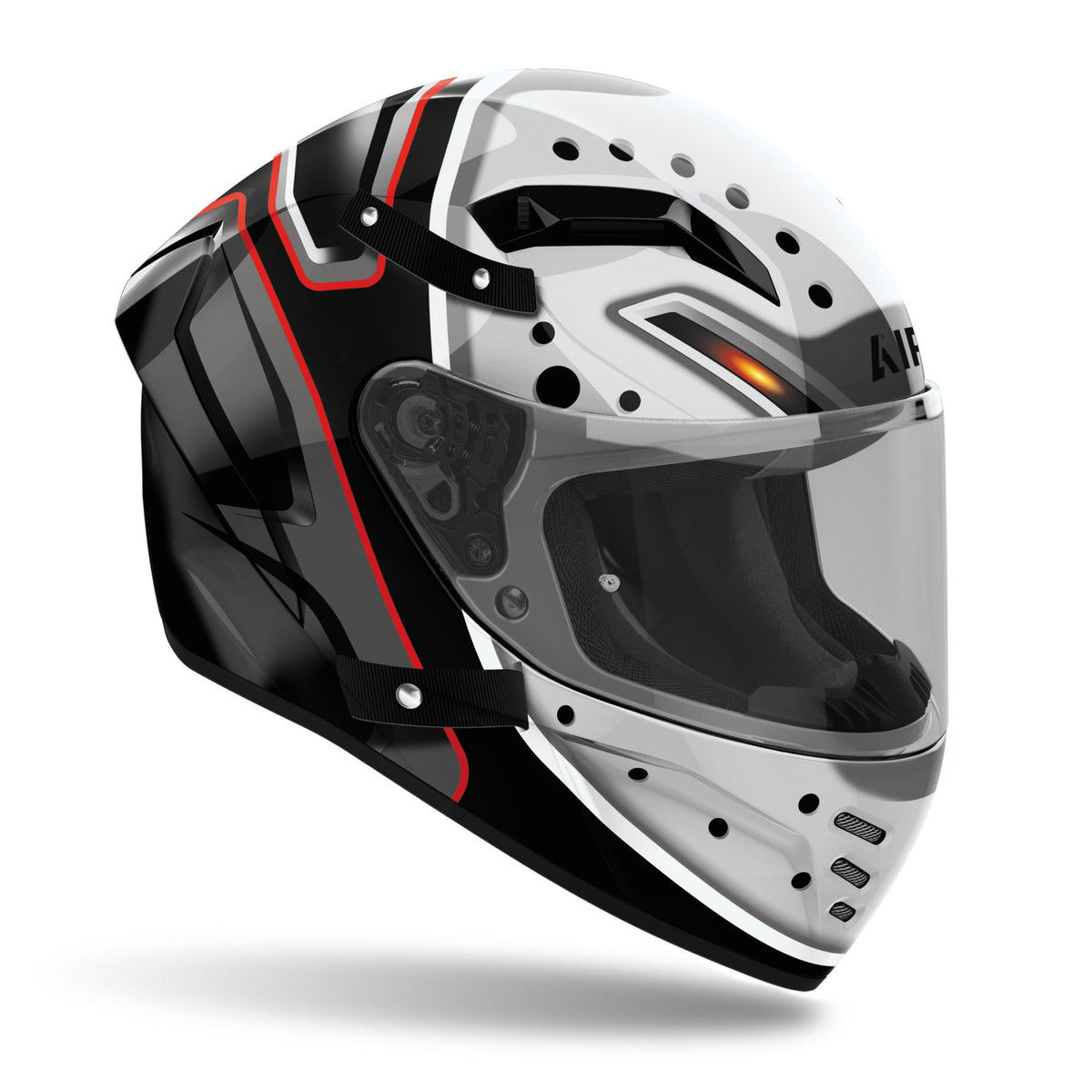Airoh Connor Full Face Motorcycle Motorbike Helmet -  Masker Gloss ECE 2206