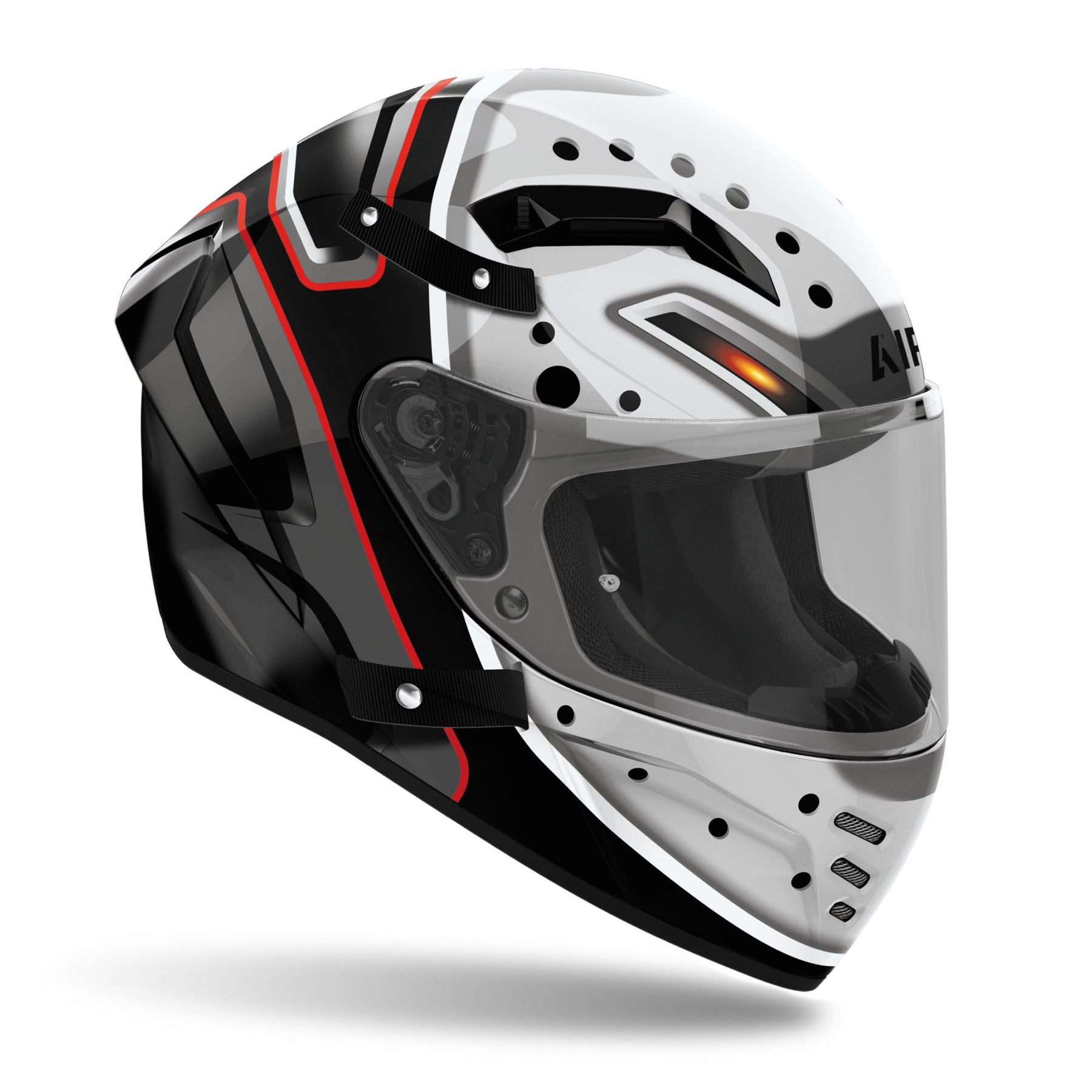 Airoh Connor Full Face Motorcycle Motorbike Helmet -  Masker Gloss ECE 2206