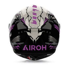 Airoh Connor Full Face Motorcycle Motorbike Helmet -  Bloom Gloss ECE 2206