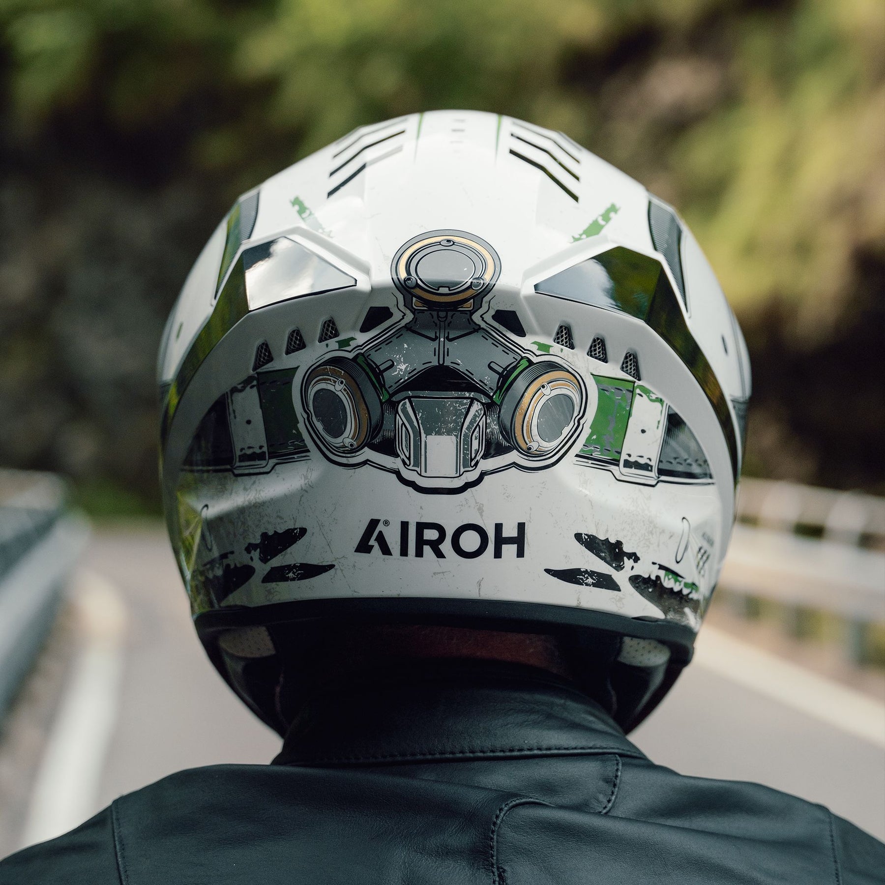 Airoh Connor Motorcycle Helmet - Alligator Gloss ECE 2206