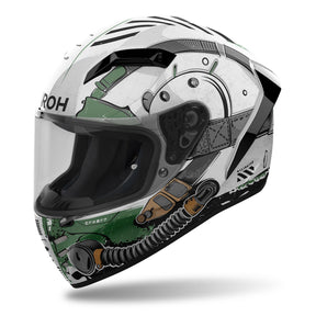 Airoh Connor Motorcycle Helmet - Alligator Gloss ECE 2206