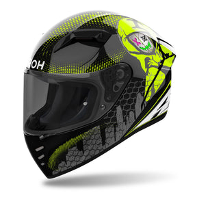 Airoh Connor Motorcycle Helmet - Gamer Gloss ECE 2206