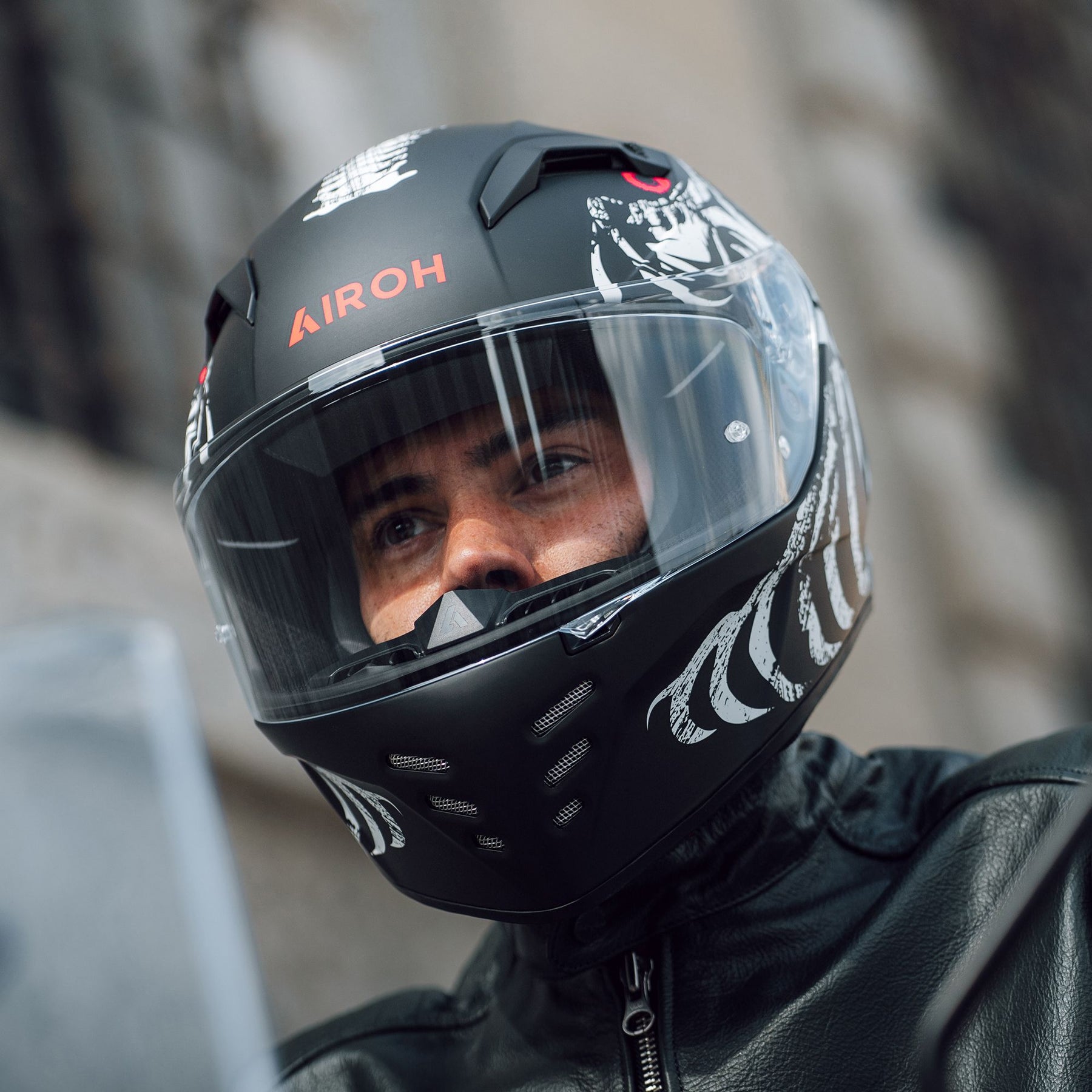 Airoh Connor Motorcycle Helmet - Myth Matt ECE 2206