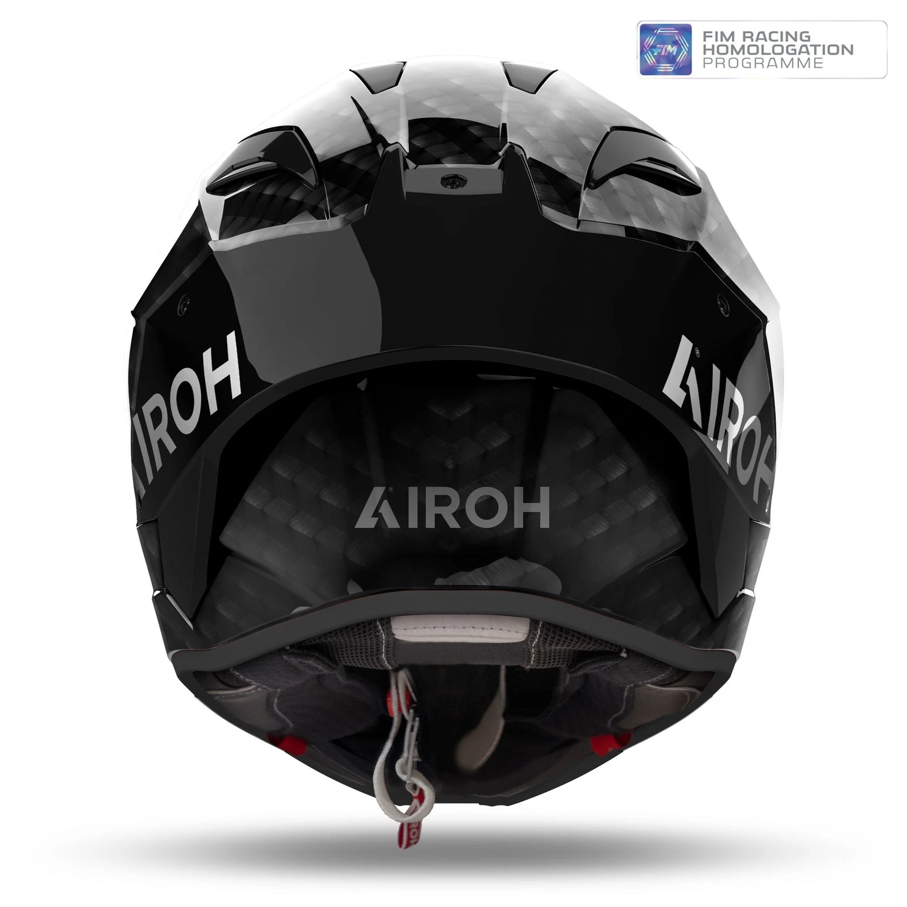Airoh GP800 FIM Racing Approved 12K UD Motorcycle Helmet - Carbon Gloss ECE 2206