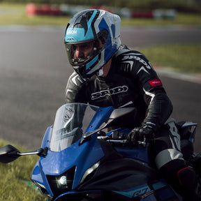 Airoh GP800 Motorcycle Helmet - Competition Blue Gloss ECE 2206